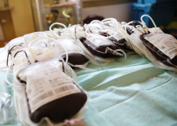 Potrzebna krew z grup ujemnych - Radio Kielce 26.07.2024. Kielce. Żołnierze z Centrum Przygotowań do Misji Zagranicznych oddają krew / Fot. Wiktor Taszłow - Radio Kielce