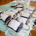 26.07.2024. Kielce. Żołnierze z Centrum Przygotowań do Misji Zagranicznych oddają krew / Fot. Wiktor Taszłow - Radio Kielce