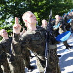 06.07.2024. Kielce. Centrum Przygotowań do Misji Zagranicznych w Kielcach. Przysięga wojskowa / Fot. Wiktor Taszłow - Radio Kielce