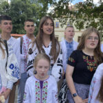 05.07.2024. Dzieci z Ukrainy zwiedzają Sandomierz w ramach kolonii zorganizowanej przez Caritas Diecezji Sandomierskiej / Fot. Grażyna Szlęzak - Radio Kielce