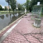 14.07.2024. Kielce. Al. Tysiąclecia Państwa Polskiego. Stan po nocnej nawałnicy / Fot. Jarosław Kubalski - Radio Kielce