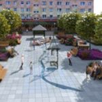 Wizualizacja Dużego Rynku w Zawichoście / źródło: Urząd Miasta i Gminy w Zawichoście