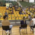 Zarząd i dyrektor Industrii pod ostrzałem pytań kibiców - Radio Kielce 30.07.2024. Kielce. Spotkanie zarządu i dyrektora sportowego Industrii Kielce z kibicami / Fot. Kamil Król - Radio Kielce