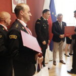 03.07.2024. Kielce. Wojewoda Józef Bryk pogratulował laureatom 40. Mistrzostw Polski w Sporcie Pożarniczym / Fot. Jarosław Kubalski - Radio Kielce