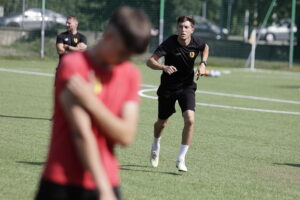 10.07.2024 Kielce. Trening piłkarzy Korony II Kielce / Fot. Jarosław Kubalski - Radio Kielce