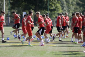 Pierwszy, przedsezonowy trening rezerw Korony Kielce