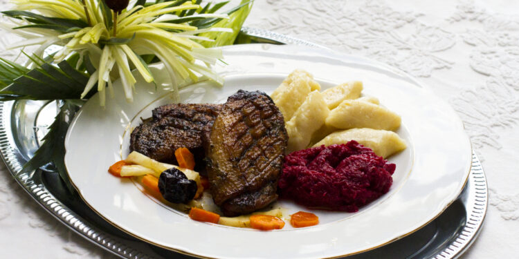 Kaczka stopnicka na kopytkach