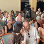 11.07.2024 Kielce. Protest w sprawie zatrzymania budowy masztów telefonii komórkowej na kieleckiej Podkarczówce. / Fot. Aleksandra Kwaśniewska - Radio Kielce