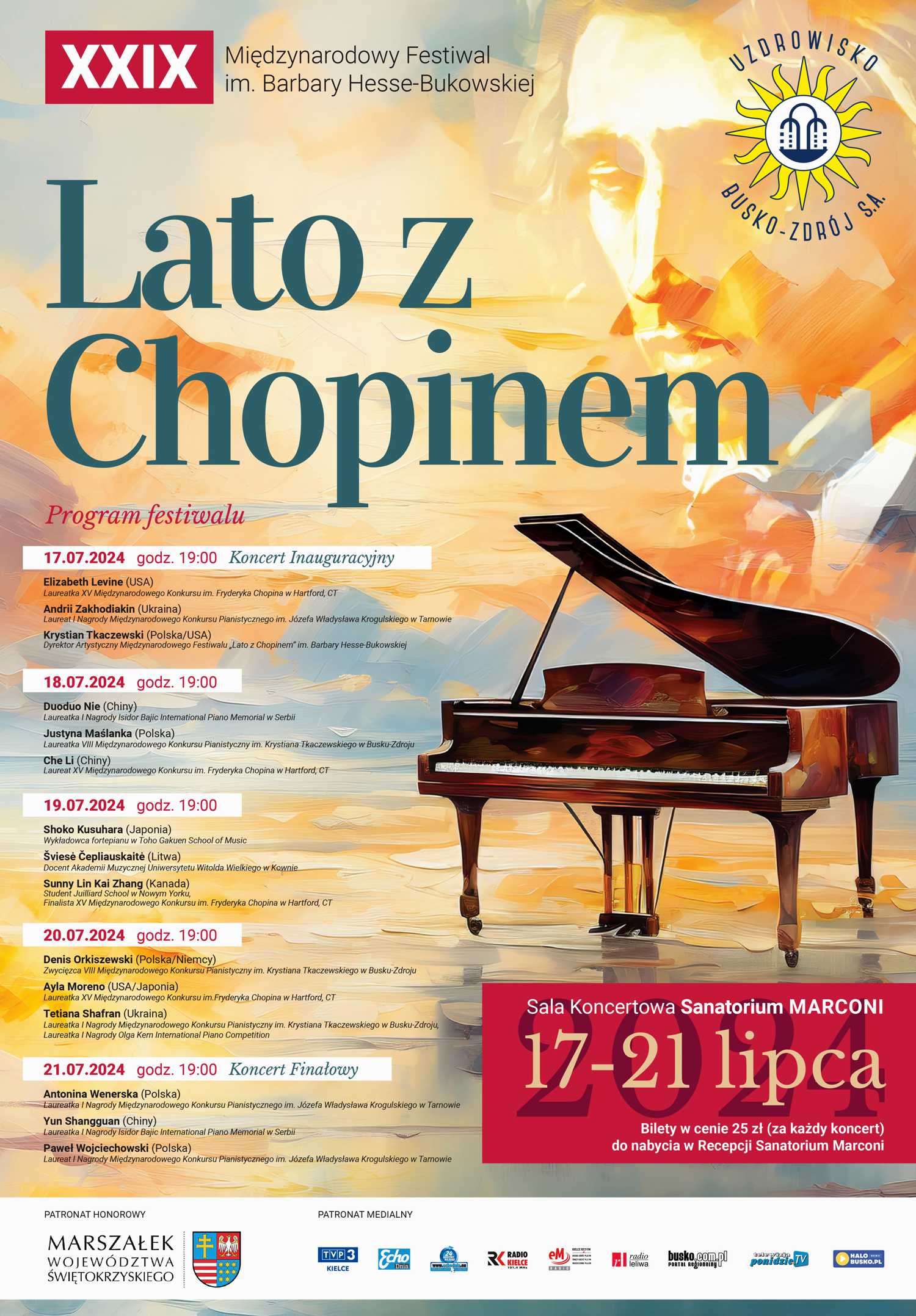 Rozpoczyna się Festiwal „Lato z Chopinem” - Radio Kielce