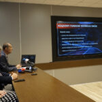 15.07.2024 Kielce. Briefing wojewody w związku z naborem wniosków do Rządowego Funduszu Rozwoju Dróg. / Fot. Aleksandra Kwaśniewska - Radio Kielce