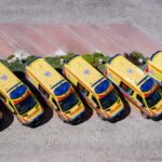 Nowe karetki / Fot. Świętokrzyskie Centrum Ratownictwa Medycznego i Transportu Sanitarnego w Kielcach