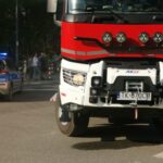 29.08.2024. Kielce. Pożar warsztatu samochodowego przy ul. Szczepaniaka / Fot. Aleksandra Kwaśniewska - Radio Kielce