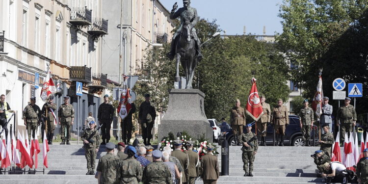 12.08.2024 Kielce. Kadrówka wkroczyła do miasta. Uroczystości / Fot. Jarosław Kubalski - Radio Kielce