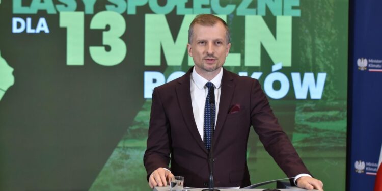 Mikołaj Dorożała - wiceminister klimatu i środowiska / źródło: Mikołaj Dorożała - Twitter