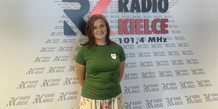 18.08.2024. Spodziewany Gość. Katarzyna Wołowska, dyrektorka Leśnej Szkoły Kielce. / Fot. Sebastian Kalwat - Radio Kielce