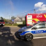 29.08.2024. Kielce. Pożar warsztatu samochodowego przy ul. Szczepaniaka / Fot. Aleksandra Kwaśniewska - Radio Kielce