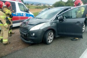 08.08.2024. Górno. Wypadek / Fot. policja