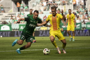 18.08.2024. Wrocław. Mecz 5. kolejki piłkarskiej Ekstraklasy: Śląsk Wrocław - Korona Kielce. / Fot. Krzysztof Cesarz - PAP