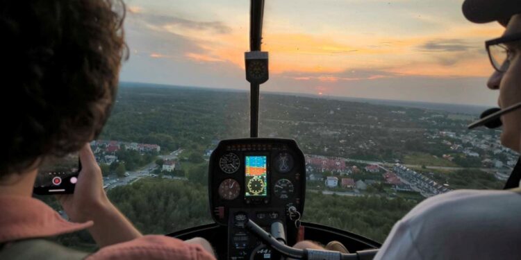 Lot nad miastem - atrakcją Dni Końskich