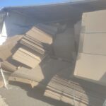 12.08.2024. Szczeglin. Przewrócona ciężarówka / Fot. KP PSP Busko-Zdrój