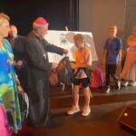 22.08.2024. Sandomierz. Wręczenie wyprawek szkolnych dzieciom w ramach akcji „Tornister pełen uśmiechów / Fot. Grażyna Szlęzak - Radio Kielce