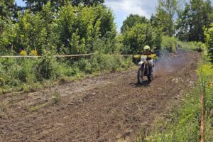 10.08.2024. Piekoszów. Mistrzostwa Europy Enduro Vintage / Fot. Maciej Makuła - Radio Kielce