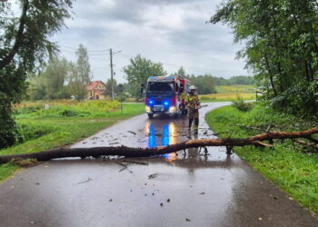 Strażacy po burzowych nawałnicach