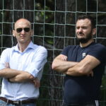 Na zdjęciu: Karol Jakubczyk, p.o. prezesa Korony Kielce i Maciej Jakubczyk, radny Miasta Kielce / Fot. Wiktor Taszłow - Radio Kielce