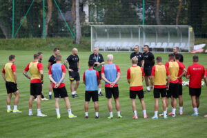 07.08.2024. Kielce. Trening Korony Kielce / Fot. Wiktor Taszłow - Radio Kielce