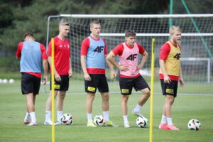 07.08.2024. Kielce. Trening Korony Kielce / Fot. Wiktor Taszłow - Radio Kielce