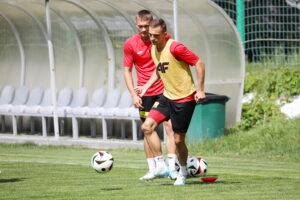 07.08.2024. Kielce. Trening Korony Kielce / Fot. Wiktor Taszłow - Radio Kielce