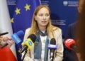 08.08.2024. Kielce. Konferencja prasowa na temat wykorzystania przez jednostki samorządu terytorialnego funduszy z KPO. Na zdjęciu: minister Katarzyna Pełczyńska-Nałęcz - minister Funduszy i Polityk Regionalnej / Fot. Wiktor Taszłow - Radio Kielce