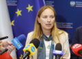 Katarzyna Pełczyńska-Nałęcz: obiecaliśmy Polakom, że będziemy im mówić prawdę - Radio Kielce 08.08.2024. Kielce. Konferencja prasowa na temat wykorzystania przez jednostki samorządu terytorialnego funduszy z KPO. Na zdjęciu: minister Katarzyna Pełczyńska-Nałęcz - minister Funduszy i Polityk Regionalnej / Fot. Wiktor Taszłow - Radio Kielce