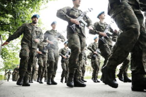 10.08.2024. Kielce. Centrum Przygotowań do Misji Zagranicznych. Przysięga wojskowa / Fot. Wiktor Taszłow - Radio Kielce