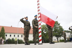 10.08.2024. Kielce. Centrum Przygotowań do Misji Zagranicznych. Przysięga wojskowa / Fot. Wiktor Taszłow - Radio Kielce