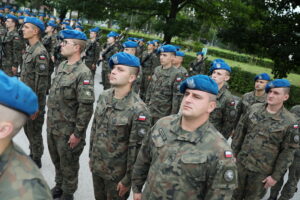 10.08.2024. Kielce. Centrum Przygotowań do Misji Zagranicznych. Przysięga wojskowa / Fot. Wiktor Taszłow - Radio Kielce