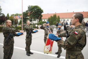 10.08.2024. Kielce. Centrum Przygotowań do Misji Zagranicznych. Przysięga wojskowa / Fot. Wiktor Taszłow - Radio Kielce