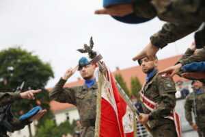 10.08.2024. Kielce. Centrum Przygotowań do Misji Zagranicznych. Przysięga wojskowa / Fot. Wiktor Taszłow - Radio Kielce