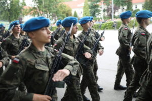 10.08.2024. Kielce. Centrum Przygotowań do Misji Zagranicznych. Przysięga wojskowa / Fot. Wiktor Taszłow - Radio Kielce