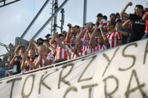 10.08.2024. Kielce. Mecz Korona Kielce - Cracovia Kraków / Fot. Wiktor Taszłow - Radio Kielce