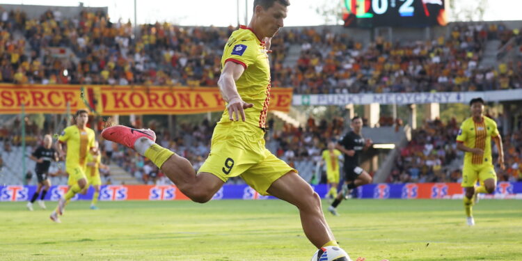 10.08.2024. Kielce. Mecz Korona Kielce - Cracovia Kraków / Fot. Wiktor Taszłow - Radio Kielce