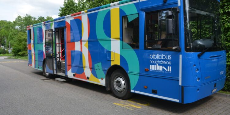 Bibliobus z Neuchatel w Szwajcarii / Fot. Dariusz Kowalczyk