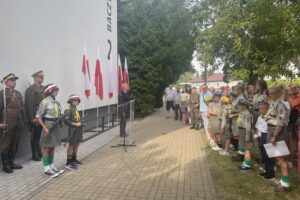 04.08.2024. Sandomierz. Uroczystości z okazji 80. rocznicy śmierci Krzysztofa Kamila Baczyńskiego / Fot. Grażyna Szlęzak - Radio Kielce