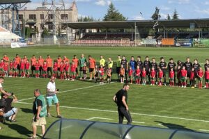 10.08.2024. Ostrowiec Świętokrzyski. Betclic 3. Liga. KSZO Ostrowiec - Czarni Połaniec / Fot. Kamil Król - Radio Kielce