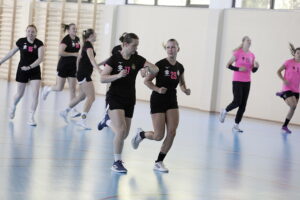 Trening piłkarek ręcznych Suzuki Korona Handball Kielce - Radio Kielce