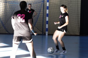 Trening piłkarek ręcznych Suzuki Korona Handball Kielce - Radio Kielce