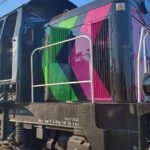 28.08.2024. Zagnańsk. Pożar lokomotywy. / Fot. Straż Pożarna