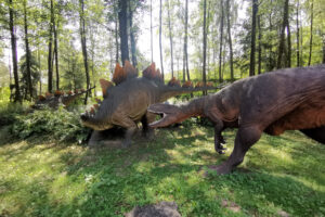 26.08.2024 Bałtów. Jura Park Kompleks Turystyczny. Wystawa dinozaurów / Fot. Aleksandra Kwaśniewska - Radio Kielce