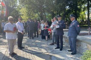 01.08.2024. Sandomierz. Obchody 80. rocznicy wybuchu powstania warszawskiego / Fot. Grażyna Szlęzak - Radio Kielce