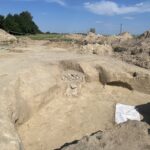02.08.2024. Wilczyce. Prace archeologoiczne / Fot. Grażyna Szlęzak - Radio Kielce